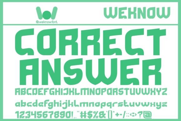 Good Question Font - Preview 1