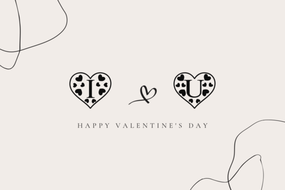Heart Letters Font - Preview 3