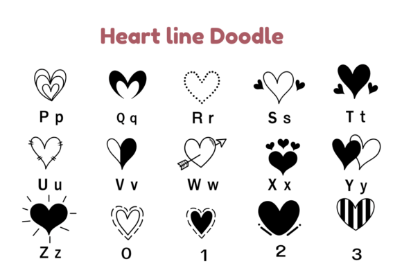 Heart Line Font - Preview 5