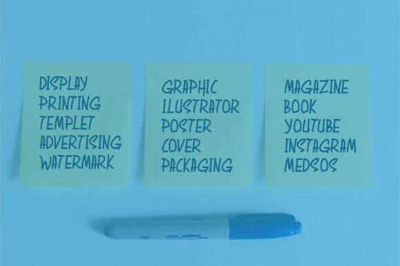 Menanti Font PNG with transparent background - Preview 4