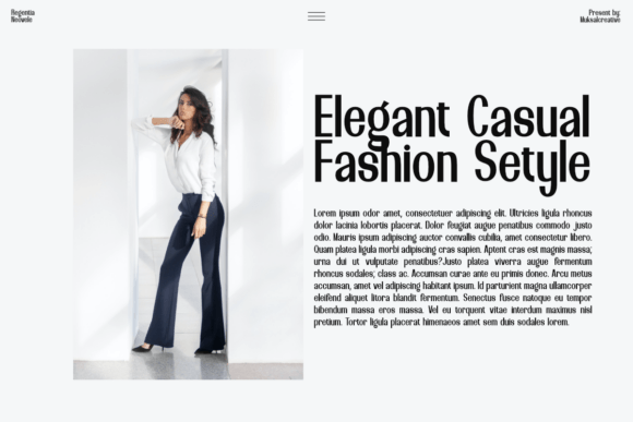 Regentia Neovele Font PNG with transparent background - Preview 1