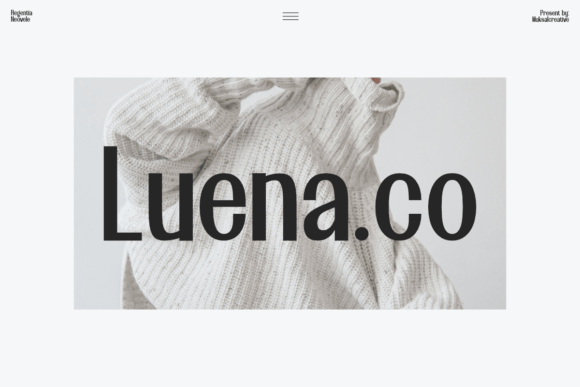 Regentia Neovele Font PNG with transparent background - Preview 2