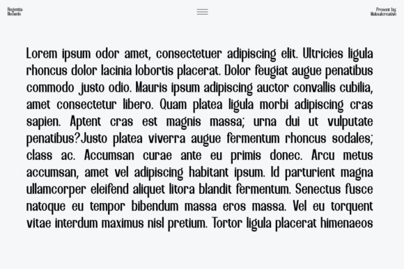 Regentia Neovele Font PNG with transparent background - Preview 3