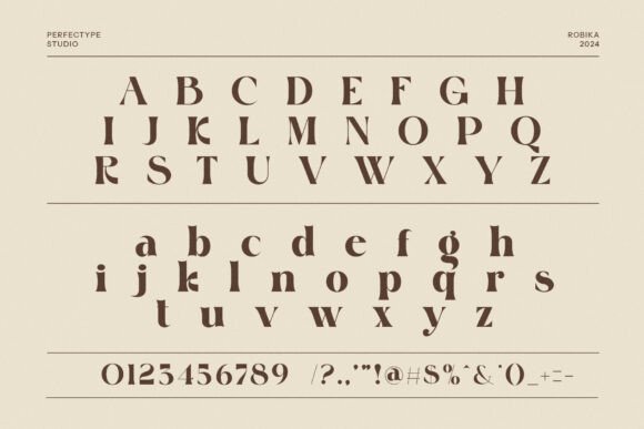 Robika Font PNG with transparent background - Preview 6