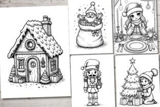 32 Cozy Christmas Coloring Pages Graphic by ADCPArt · Creative Fabrica