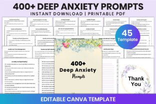 400+ Deep Anxiety Prompts for Canva Graphic by Shumaya · Creative Fabrica
