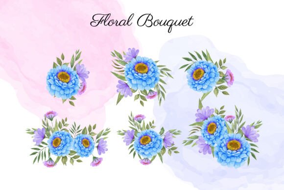 Beautiful Watercolor Flowers Clipart