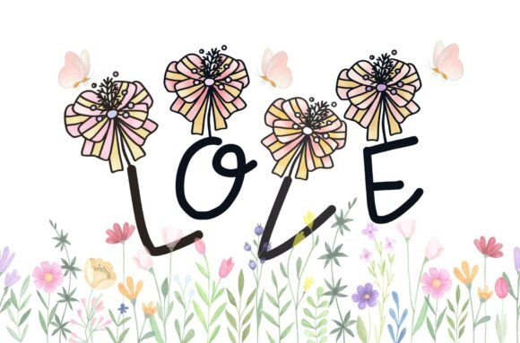 Bloomy Bouquet Font - Preview 2
