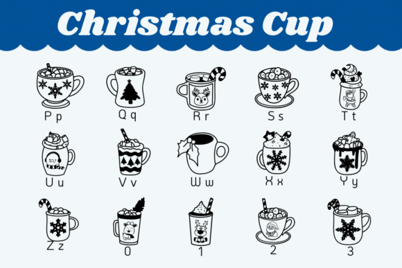 Christmas Cup Font - Preview 2