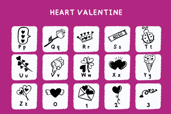 Heart Valentine Font - Preview 6
