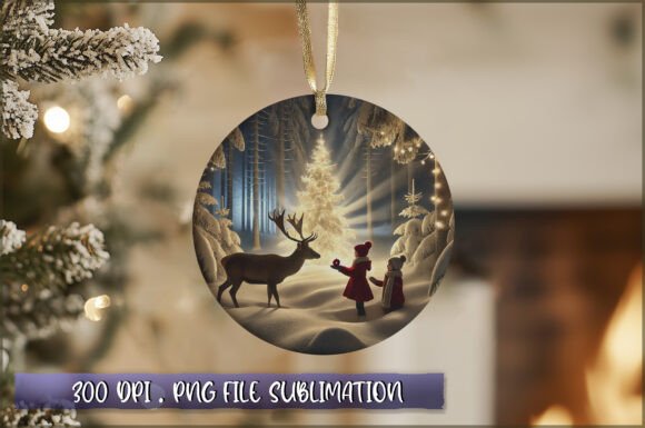 Vintage Christmas Ornaments Clipart PNG Graphic Illustrations By Extreme DesignArt