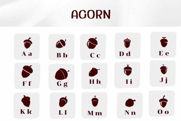 Acorn Font - Preview 1