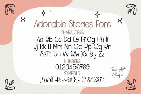 Adorable Stories Font - Preview 2