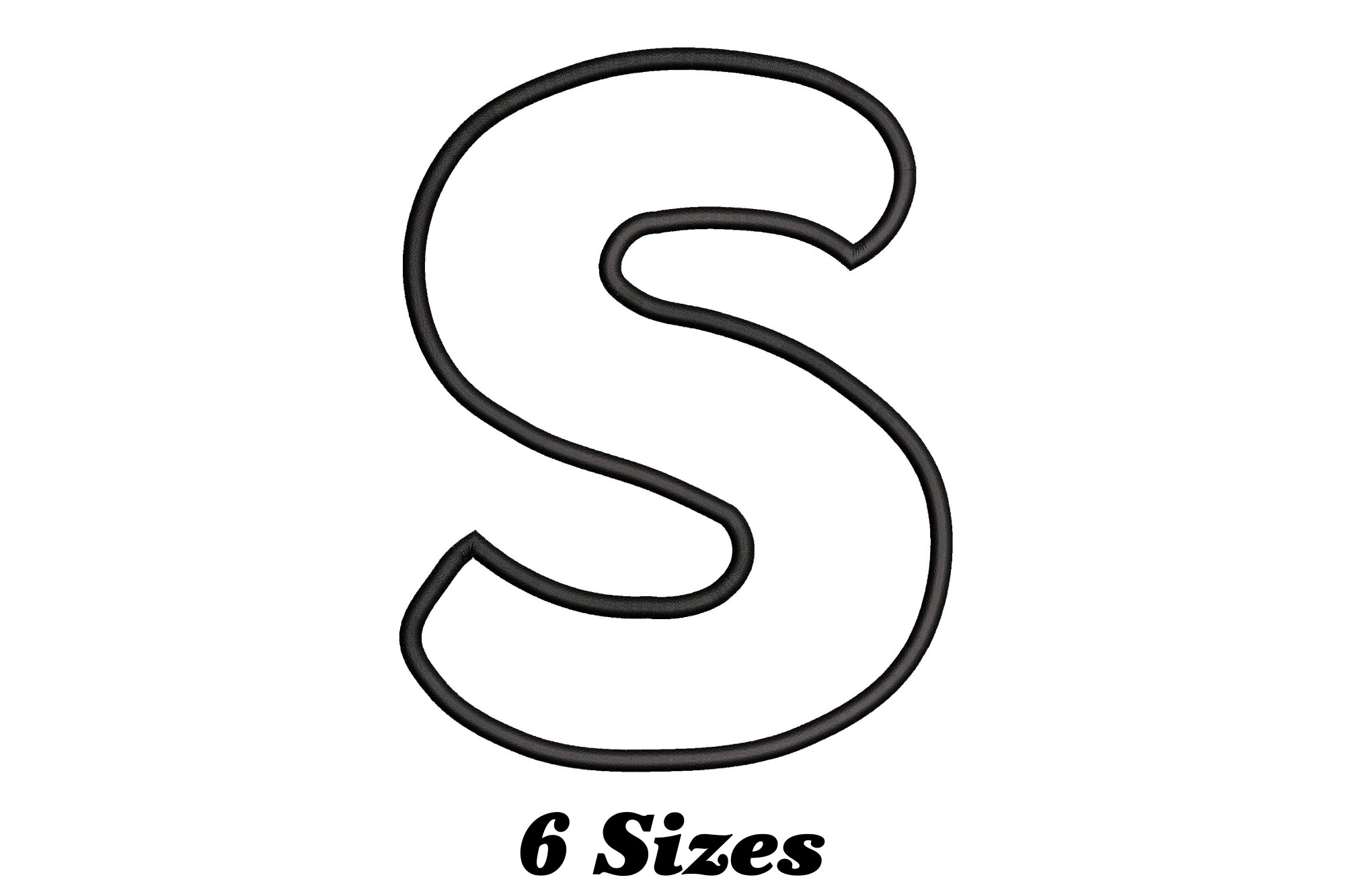 Alphabet Letter S Outline