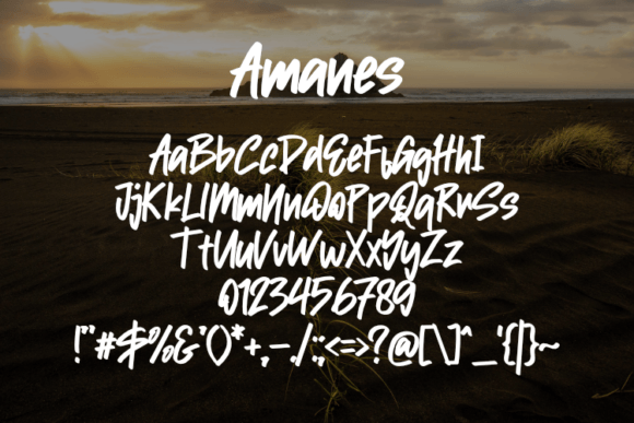 Amanes Font - Preview 1