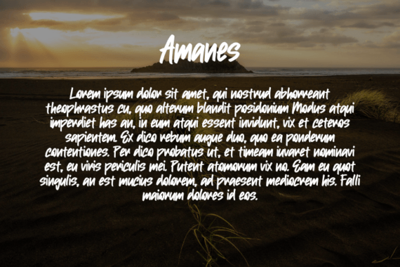 Amanes Font - Preview 2