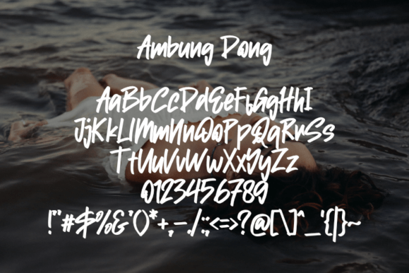 Ambung Dong Font - Preview 1