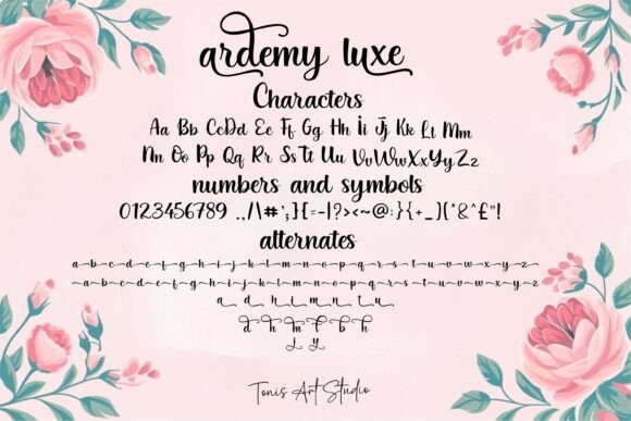 Ardemy Luxe Font - Preview 2