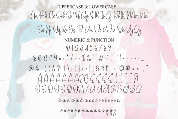 Baby Snowman Font - Preview 6