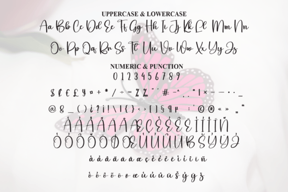 Beauty Butterfly Font - Preview 6