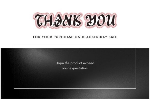Black Gerald Font PNG with transparent background - Preview 4