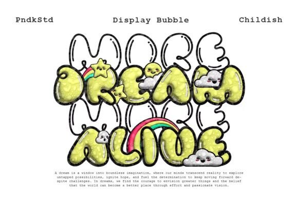 Bubbloony Font - Preview 3