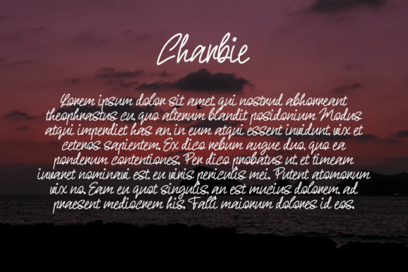 Charbie Font - Preview 2