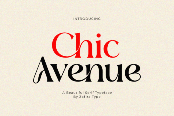 Chic Avenue Font - Preview 1
