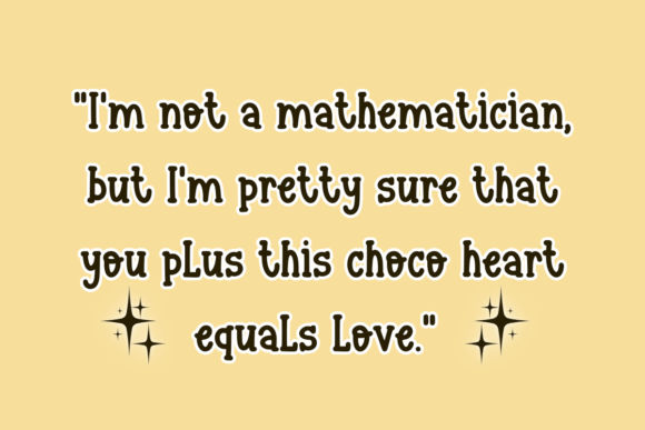 Choco Heart Font - Preview 1