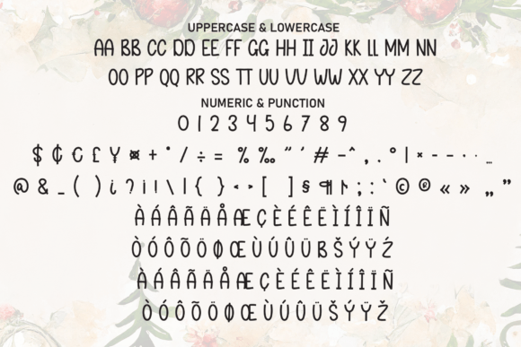 Christmas Background Font - Preview 6