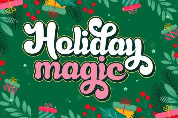 Christmas Font - Preview 3