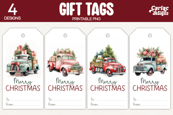 Christmas Gift Tags, Printable Tags