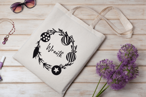 Christmas Wreath Font - Preview 4