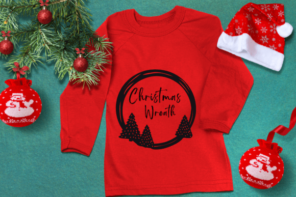 Christmas Wreath Font - Preview 5