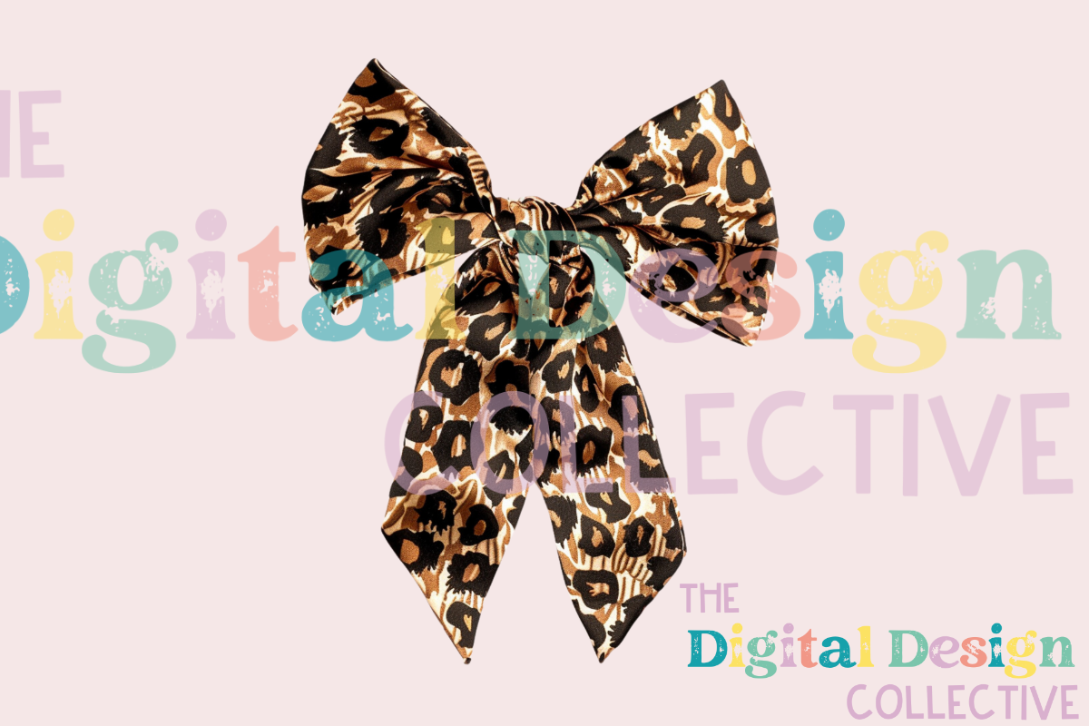 Coquette Leopard Bow Png Graphic by lizballew · Creative Fabrica