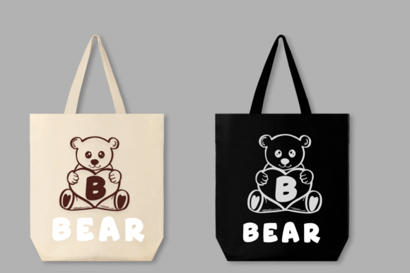 Cute Cartoon Bear Font - Preview 3