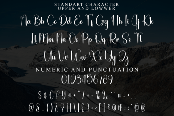 December Dump Font PNG with transparent background - Preview 4