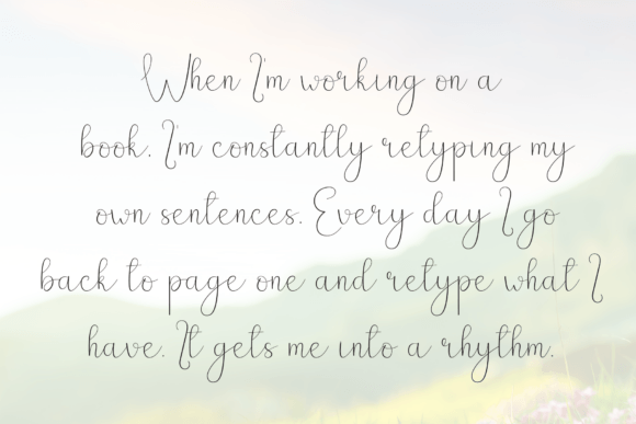 Flurry Font - Preview 5