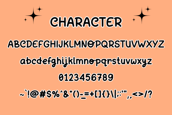 Giggly Friends Font PNG with transparent background - Preview 2