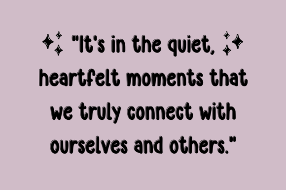 Heartfelt Moment Font font preview - 1