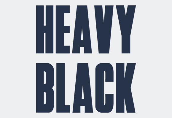 Heavy Black Font - Preview 2