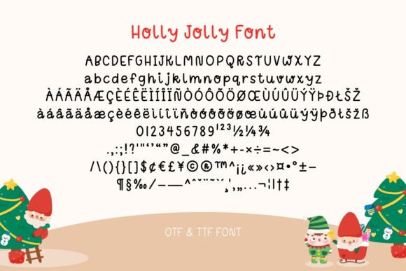 Holly Jolly Font - Preview 1