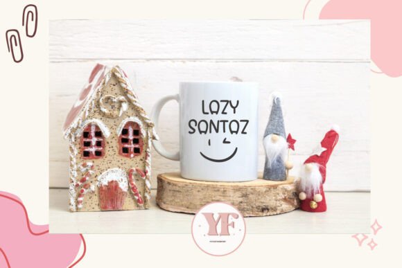 Lazy Santaz Font PNG with transparent background - Preview 4