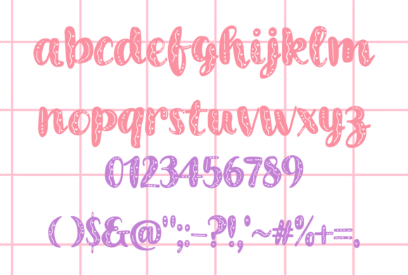 Merry Love Font PNG with transparent background - Preview 2