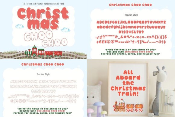 Mini Bundle Christmas Set V.3 Font PNG with transparent background - Preview 2