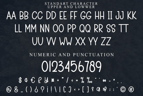Photo January Font PNG with transparent background - Preview 4