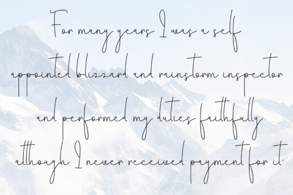 Raincoat Font PNG with transparent background - Preview 5