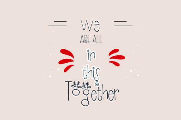 Red-nosed Reindeer Font PNG with transparent background - Preview 1