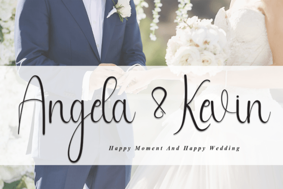 Santa Aghata Font PNG with transparent background - Preview 1