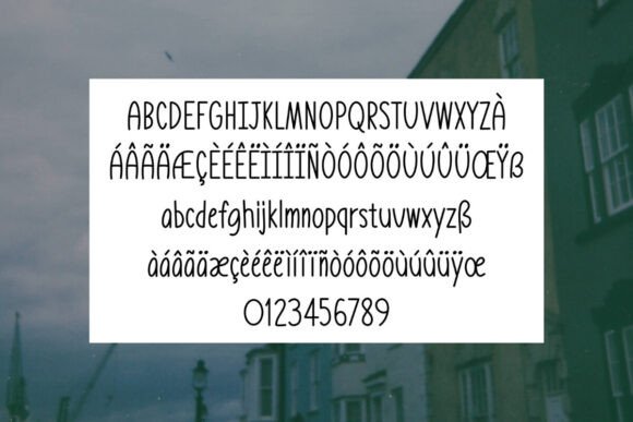 Serene Playground Font PNG with transparent background - Preview 3